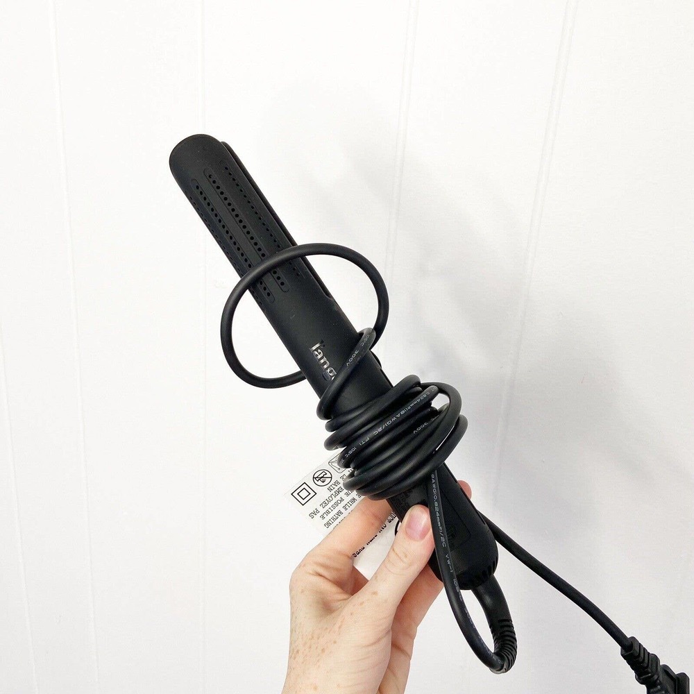 L’ange Le Duo 360° Airflow Styler Black Curling Iron Straightener